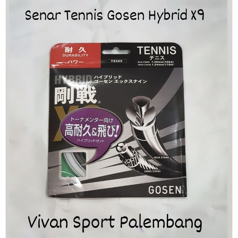 Senar Tennis Gosen Hybrid X9 / Senar Tennis Gosen 2 Jenis Senar