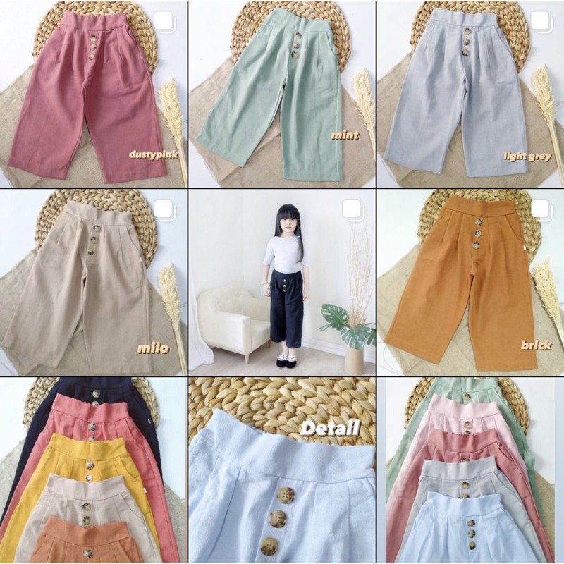 Celana Allena pants anak size sml 2-7thn celana panjang anak aleena pants nablfashion