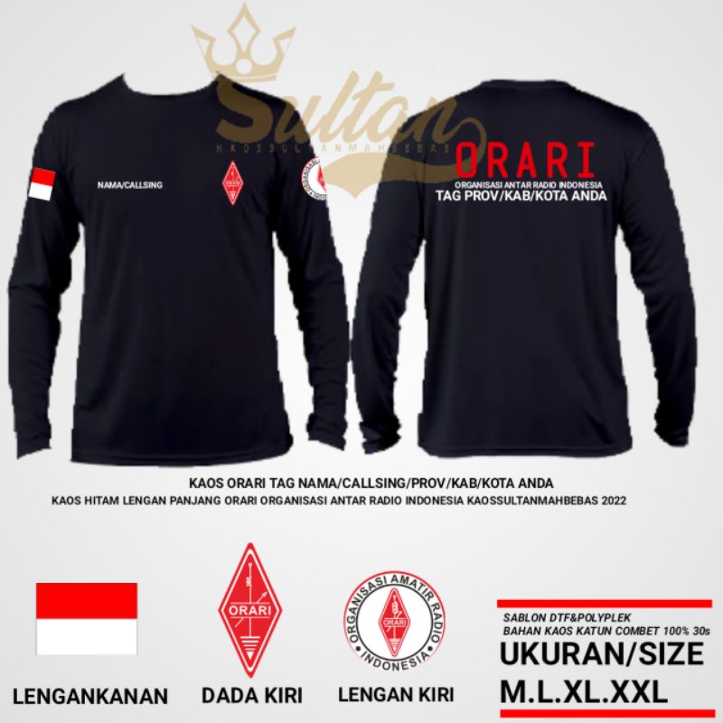KAOS ORARI//BAJU ORARI MODEL BARU