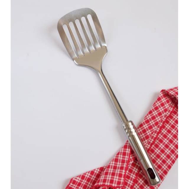 Spatula Sodet Kipas Stainless Steel / Spatula Lubang Stainless 011