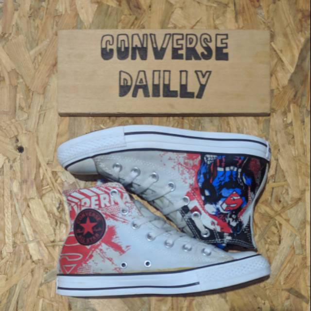 Converse X DC Comics "Superman" Blue Red Collabs