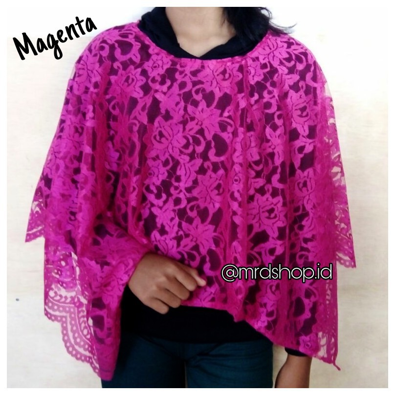 Gaun Pesta Brokat Warna Magenta : 35 Ide Kebaya Warna Ungu Magenta