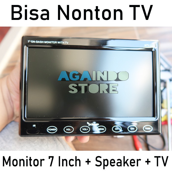 Jual Layar Monitor Mini TV tuner analog LCD 7 Inch 7" 7 " Mobil Car