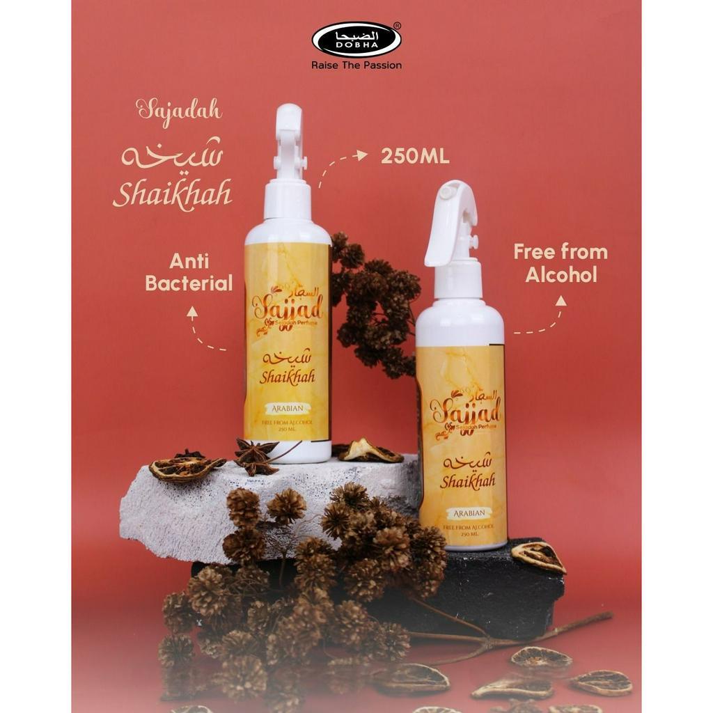 Dobha Parfum Sajadah Karpet Gorden Sofa Sprei Anti Bakteri Spray 250ml Aroma SHAIKHAH