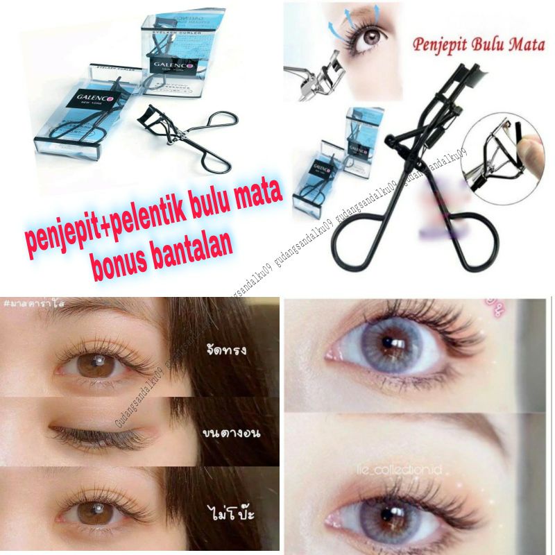 Penjepit Bulu Mata Stainless Steel Eyelash Curler Pelentik Bulu Mata