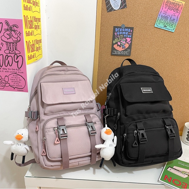Tas Sekolah Anak Perempuan SMP SMA Ransel Wanita Premium Backpack Besar
