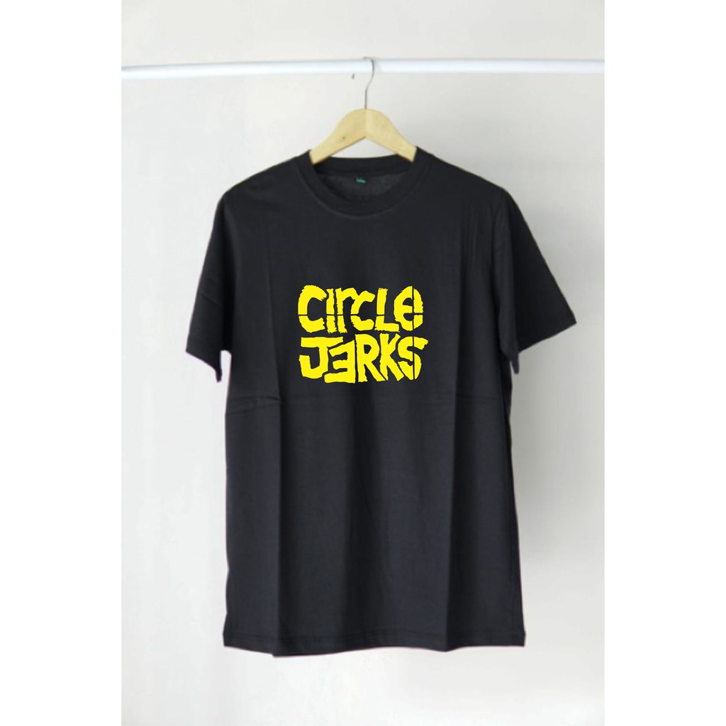 KAOS BAND CIRCLE JERKS BAJU  TSHIRT DISTRO MUSIK  PUNK 