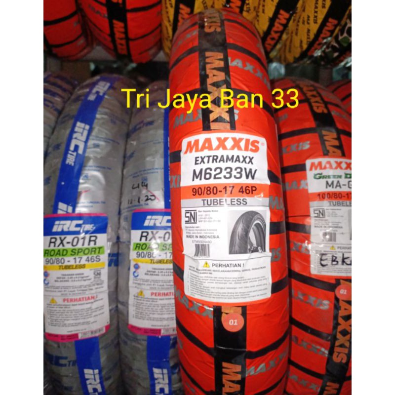 BAN MAXXIS EXTRAMAXX 90/80-17 M6233 TL. TUBELESS