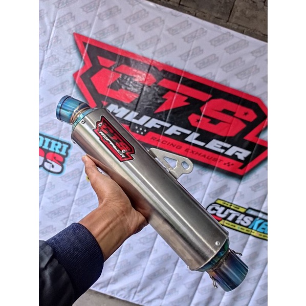 SLENCER ORI CTS MUFFLER D50 TINGGAL PASANG