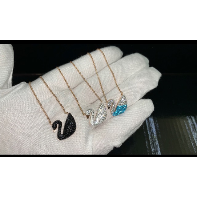 Kalung single swan titanium lapis  emas  18k Shopee Indonesia