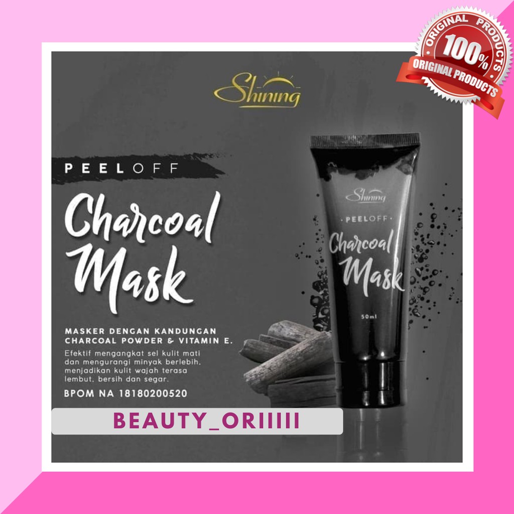 Jual Original Masker Pengangkat Komedo Shining Peel Off Sudah Bpom 50ml Indonesia Shopee Indonesia