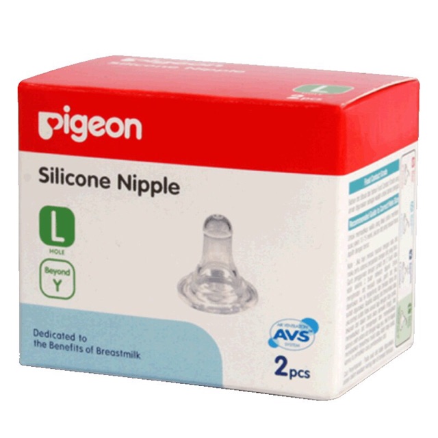 Pigeon silicone nipple L