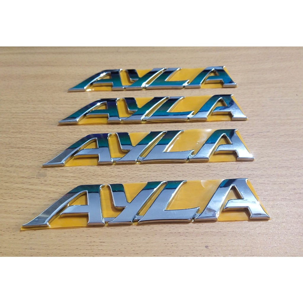 Emblem Logo Tulisan Ayla Original