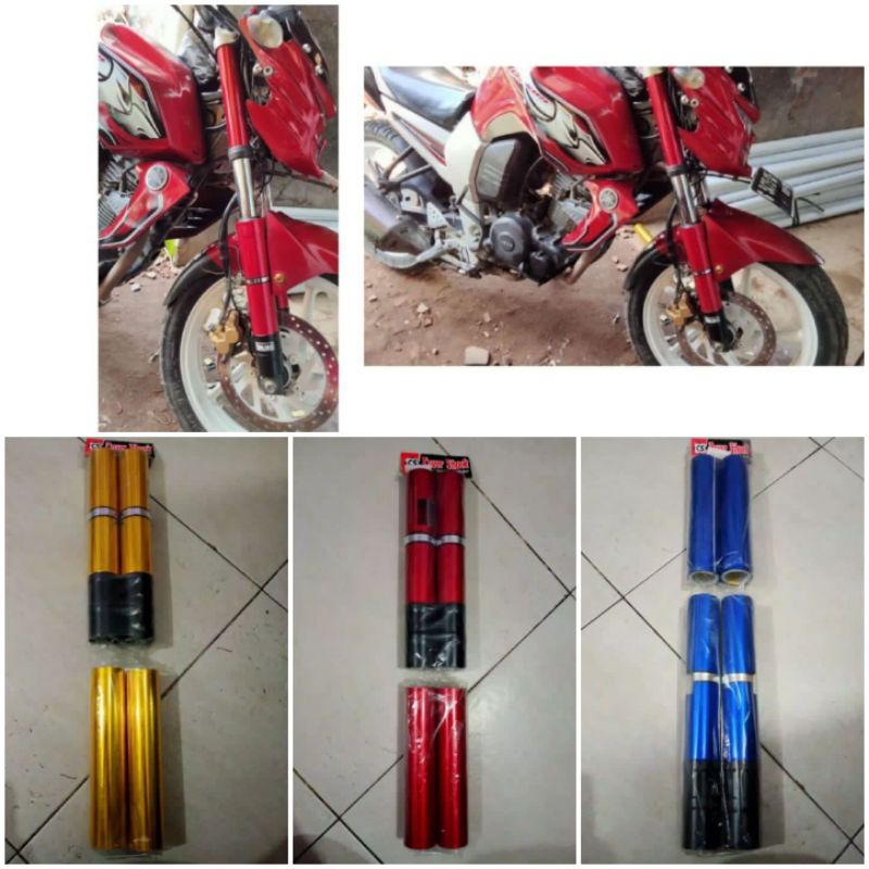 Cover Shock Yamaha Byson model atas bawah Cover Shock Depan Yamaha Byson terbaru