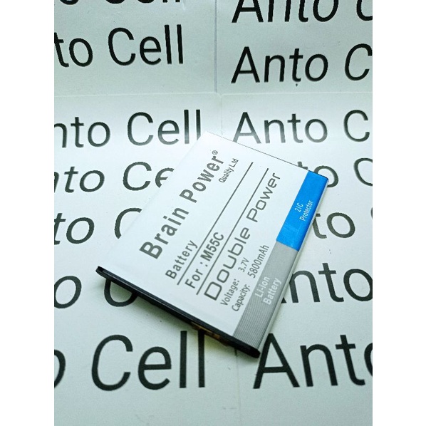 Baterai batre Evercoss M55C / M55 double power