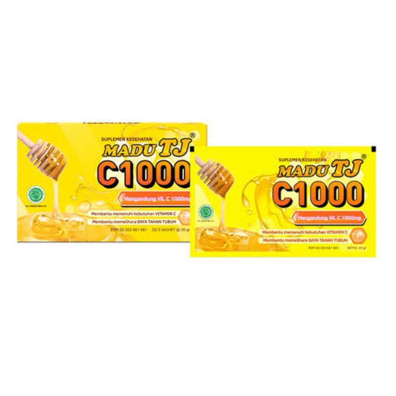 madu Tj C 1000  (5 sachet @ 20gr) | c 1000 | madu Tj