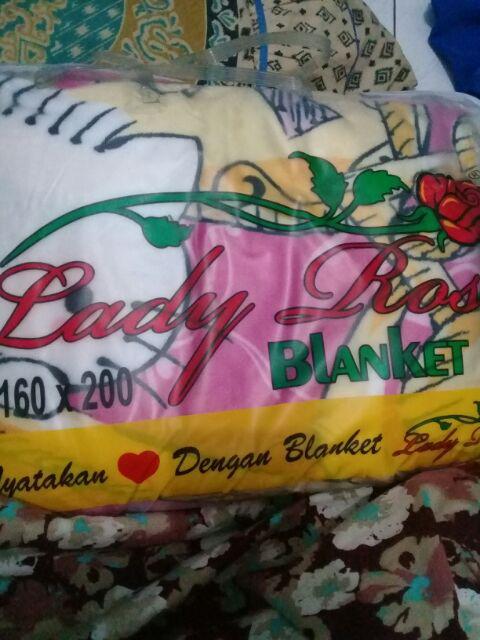 Selimut Bulu Lady Rose Super Soft Cod Surabaya Ijn Plaza