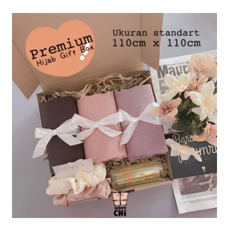 

Hijab Gift Box - Hadiah Kado Ulang Tahun Wanita Pacar Istri Hampers Lebaran