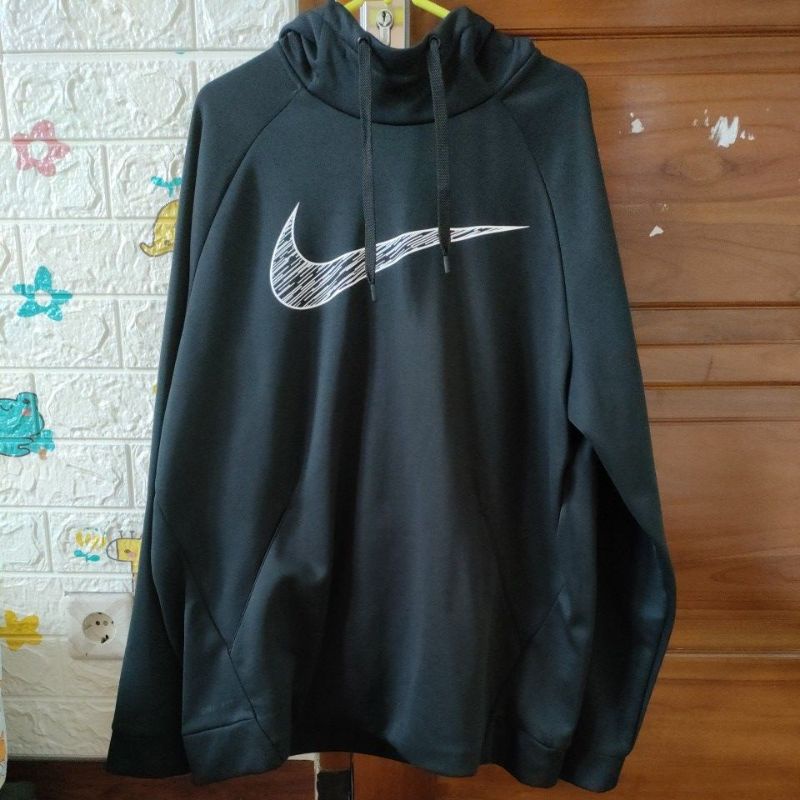 Jaket/ Sweater/ Hoodie Nike Ori Preloved Like New Hitam Pria