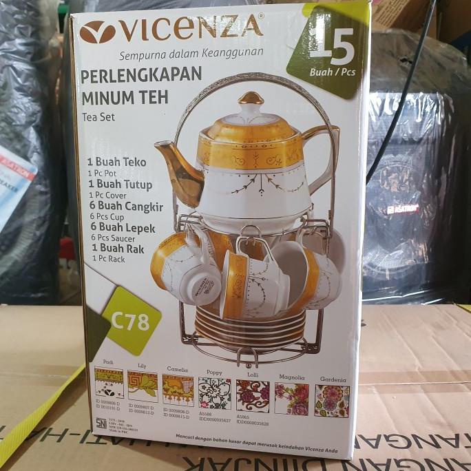 Vicenza C78 Set Teko Cangkir 15 buah
