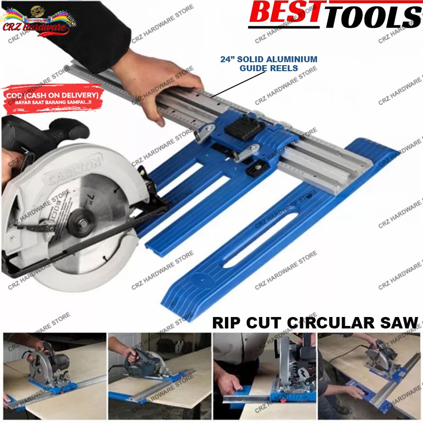 BESTTOOLS Rip Cut Circular Saw Guide Precision Edge Frame Saw Guide Fence Slider