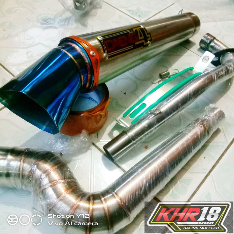 Knalpot Daeng Sai4 Corong Diamond Revo,Supra x,Jupiter ,Vega dll
