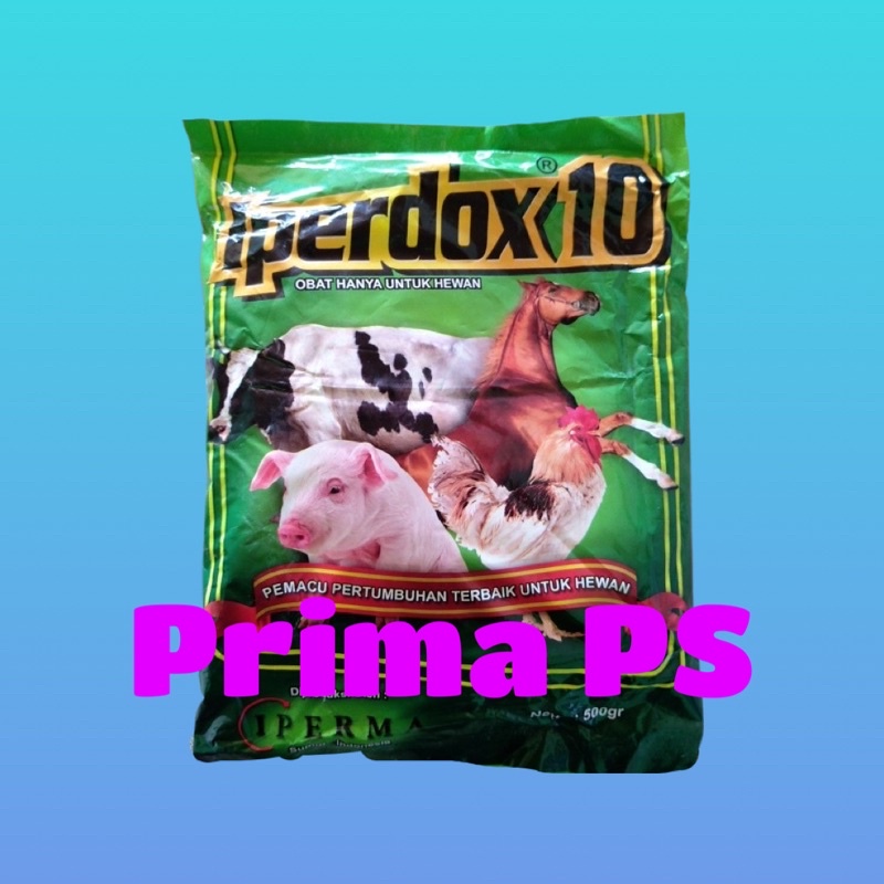 IPERDOX 10 500G PEMACU PERTUMBUHAN TERBAIK UNTUK HEWAN VITAMIN AYAM SAPI LEMBU BABI