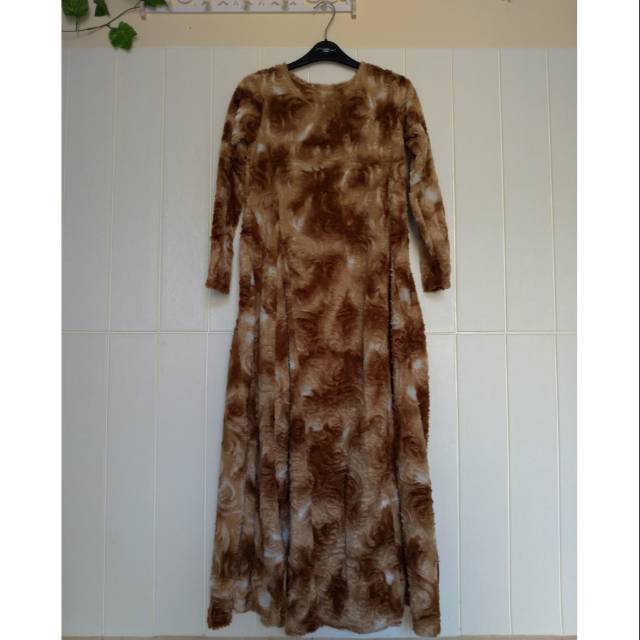 Dress panjang/Gamis bludru