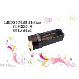 CATRIDGE COMPATIBLE Fuji Xerox C1110/C2120/C1190 SIAP PAKAI (Black)