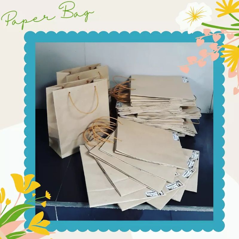 

PAPER BAG CUSTOM MURAH !!! 22cm X 25cm X 10cm