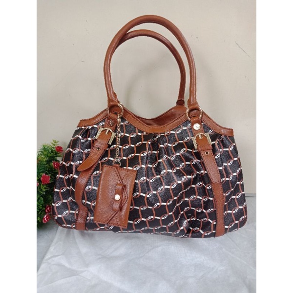 ROBERTA DI CAMERINO ITALY SHOULDER BAG FULL, TAS ROBERTA DICAMERINO,  PRELOVED ROBERTA DI CAMERINO