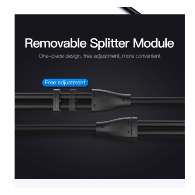 Vention Kabel Splitter Audio 3.5mm Male to 2 Female Earphone Headphone