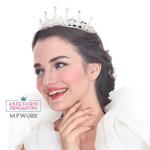 [SIAP KIRIM] HEADPIECE PENGANTIN MAHKOTA WEDDING AKSESORIS WANITA MPW022