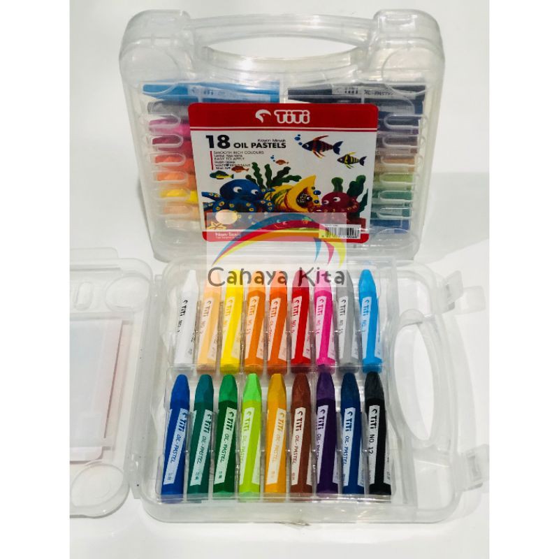 

Oil Pastel Krayon Minyak Joyko TiTi OP-18S 18 Warna Colors