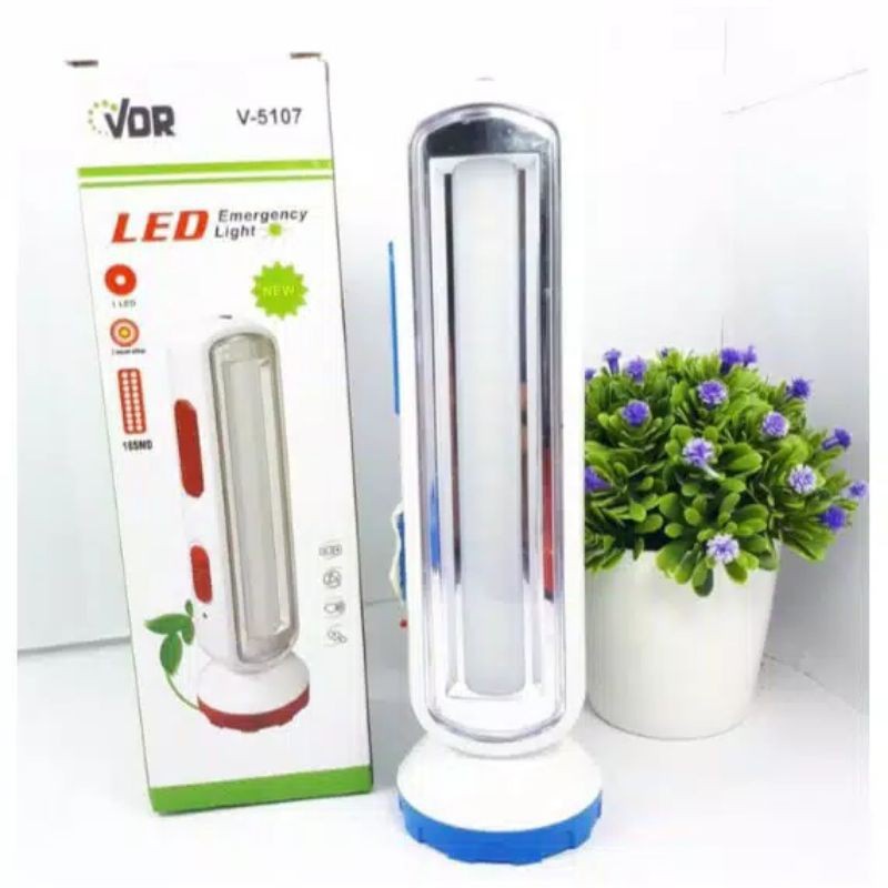 Lampu Senter Cas Emergancy VDR-5207 Dengan Cahaya Lampu Super Terang