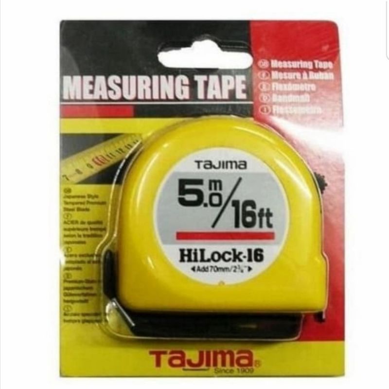 Meteran Tajima 5 Meter / 7.5 Meter
