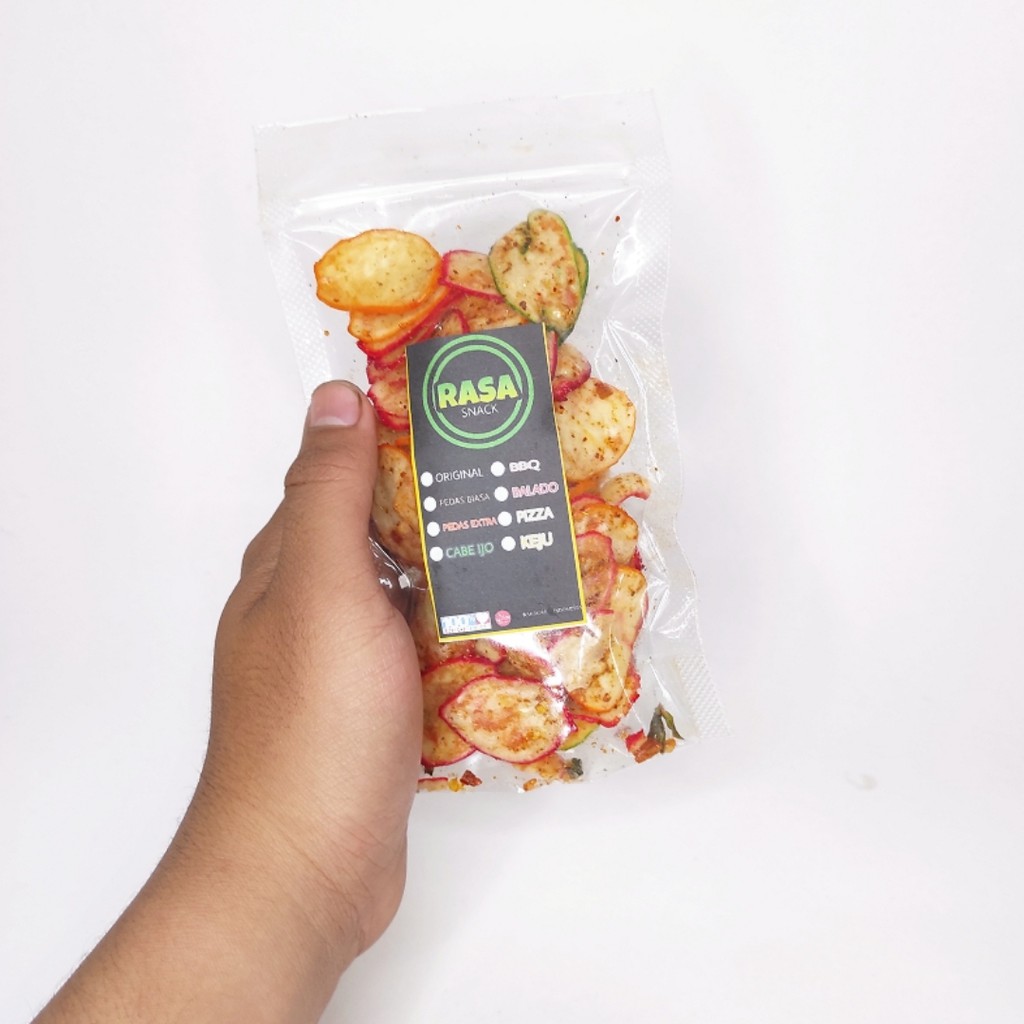 

Kerupuk Bawang 50gr Seblak Daun Jeruk Pedas Extra