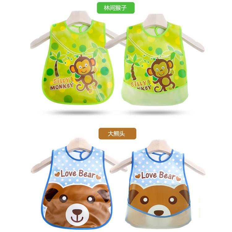 Slabber Plastic Baby Bib CELEMEK BAYI Slaber Plastik Waterproof Apron Tadah Liur Babymaniashop