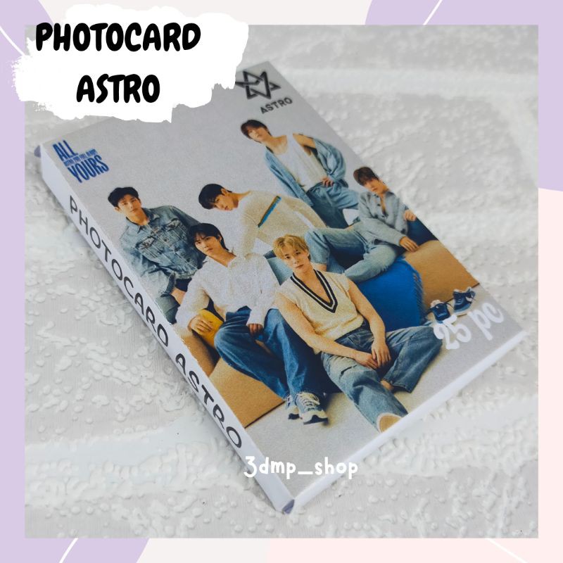 [25 lembar] Lomocard Astro Season Greating 2021 Eunwoo All yours photocard lomo photo card kartu