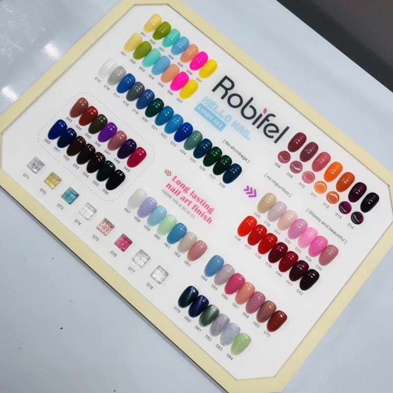 ROBIFEL SERIES 1SET 84 WARNA UV NAIL GEL POLISH 15ml