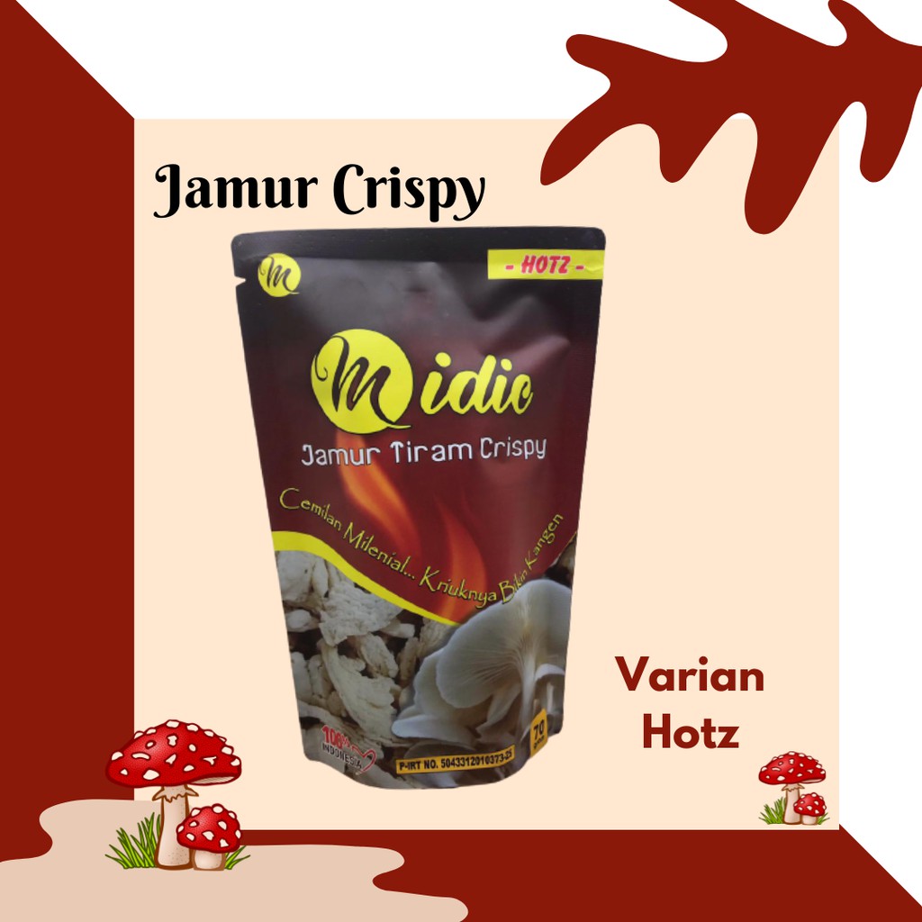 

MIDIC Keripik Jamur Crispy