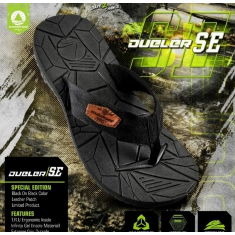 Sandal Gunung Outdoor Pro Dueler Se sendal jepit traveling original