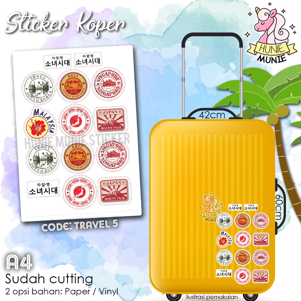 Sticker Koper - Travel #5 Stiker