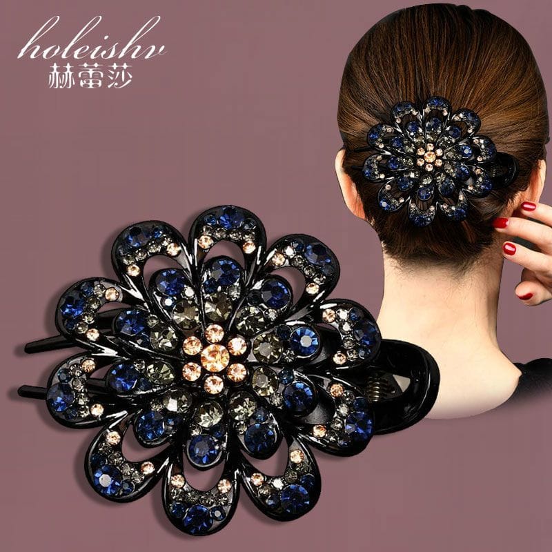 Jepit Rambut Korea sanggul wanita elegan motif baru original import