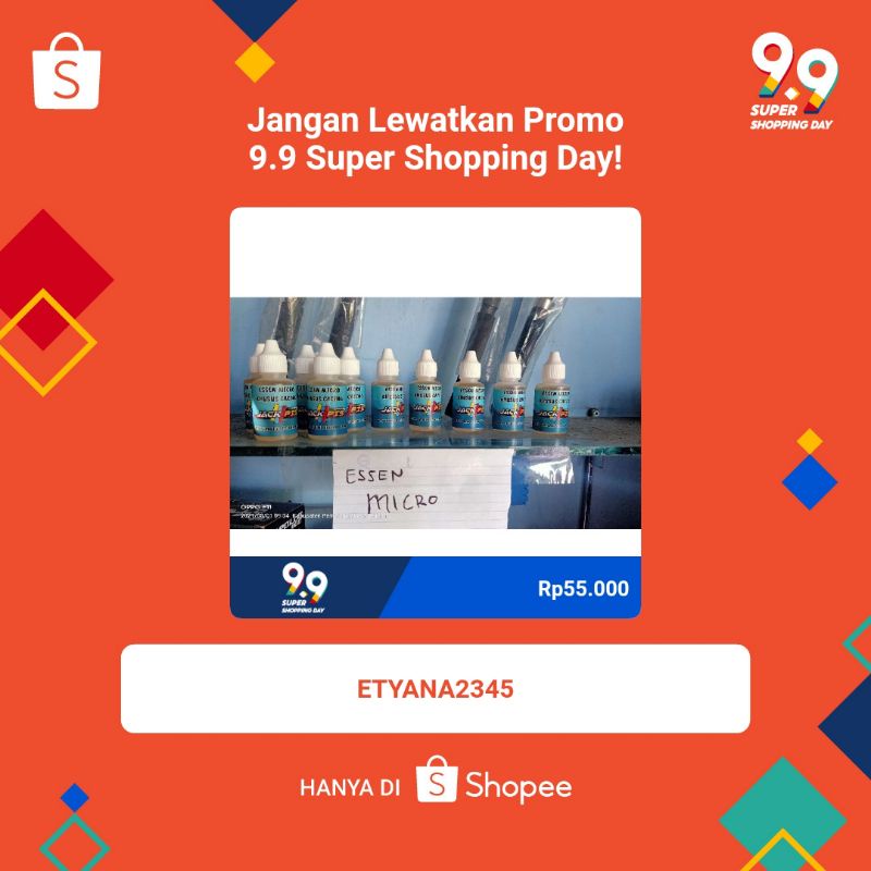 ESSEN MICRO CACING JACK PIS / BOCAH AJAIB