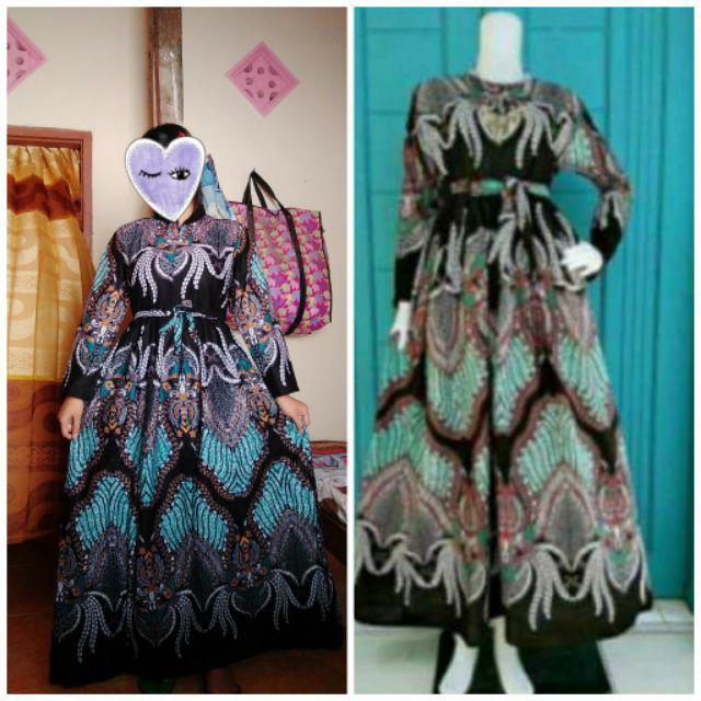 Gamis Batik Syari Modern Kekinian Fatimah