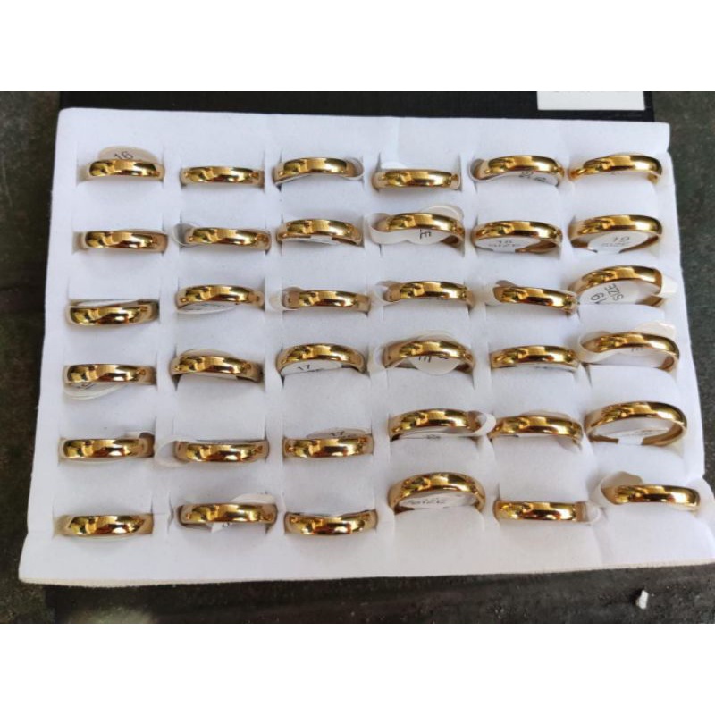 CINCIN TITANIUM ANTI KARAT 1 BOX ISI 36 PC 007