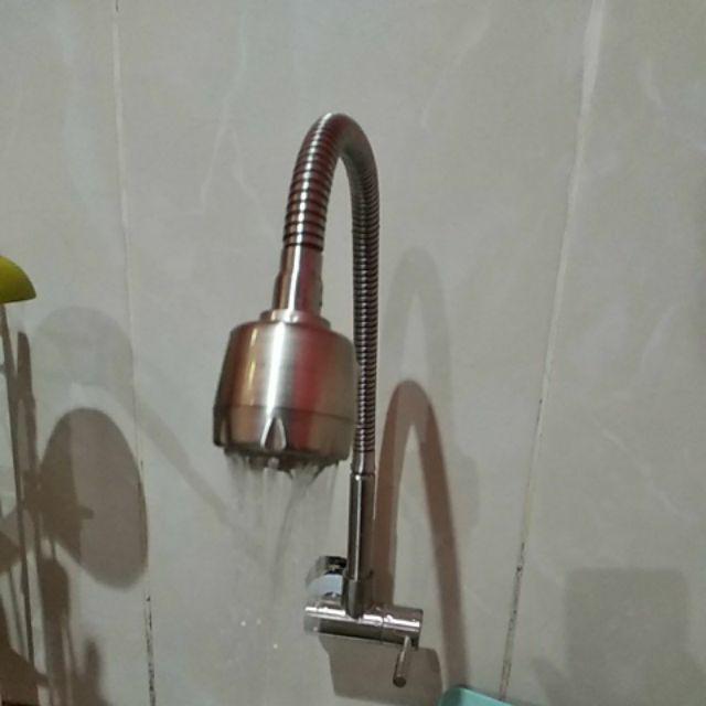 Keran Air Kran Leher Angsa Fleksibel / Flexible Cuci Piring Stainless Steel