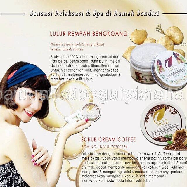 SCRUB CREAM COFFEE / SABUN COFFE SR12/ LULUR BADAN