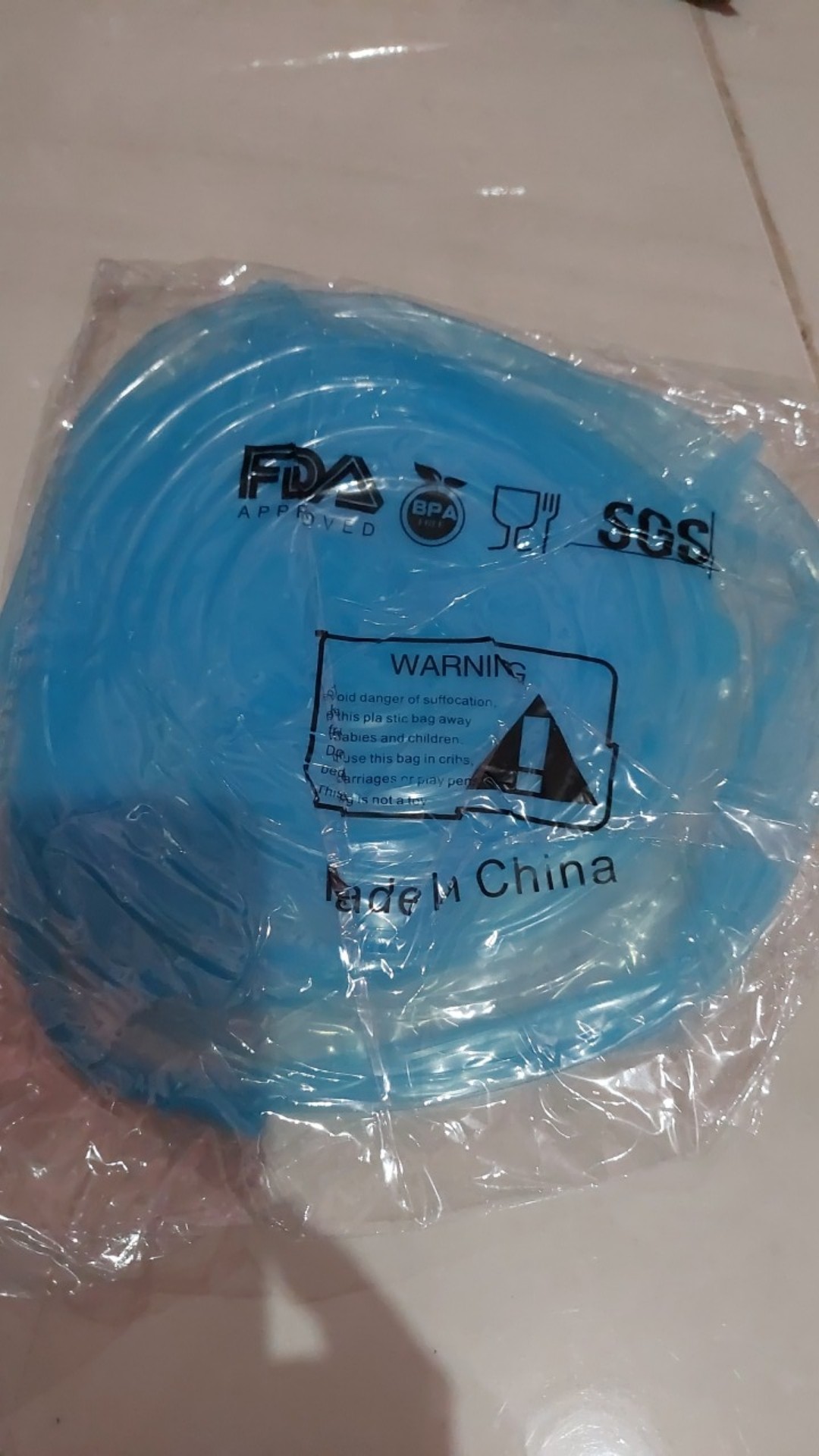 Alat Dapur Penutup Silikon Penutup Makanan 6in1 Untuk Mangkok, Panci & Gelas Food Cover 206-19